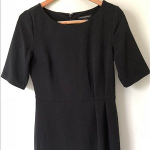 Banana Republic Black Sheath Dress Asymmetrical
